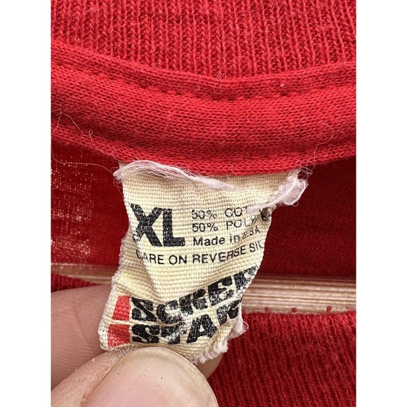 Vintage 90s Operation Desert Storm No Where To Hide T-shirt Single Stitch XL - Picture 6 of 6